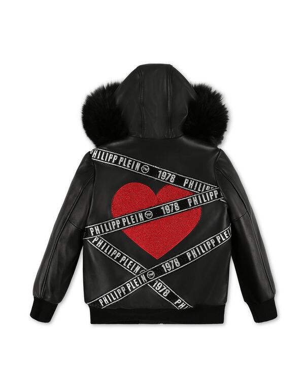 Leather Bomber Philipp Plein TM