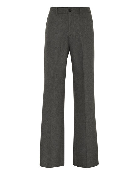Wool Wide Leg Trousers