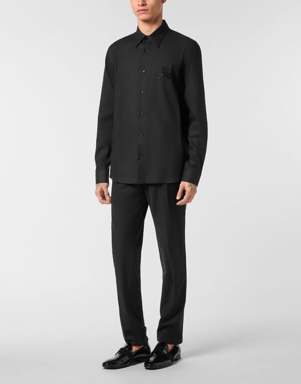 Regular Fit Shirt Herringbone