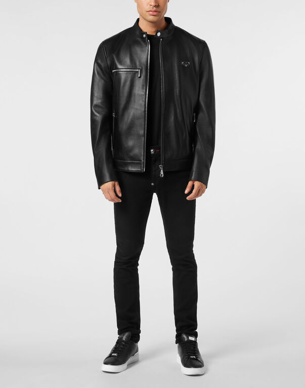 Leather Biker Jacket