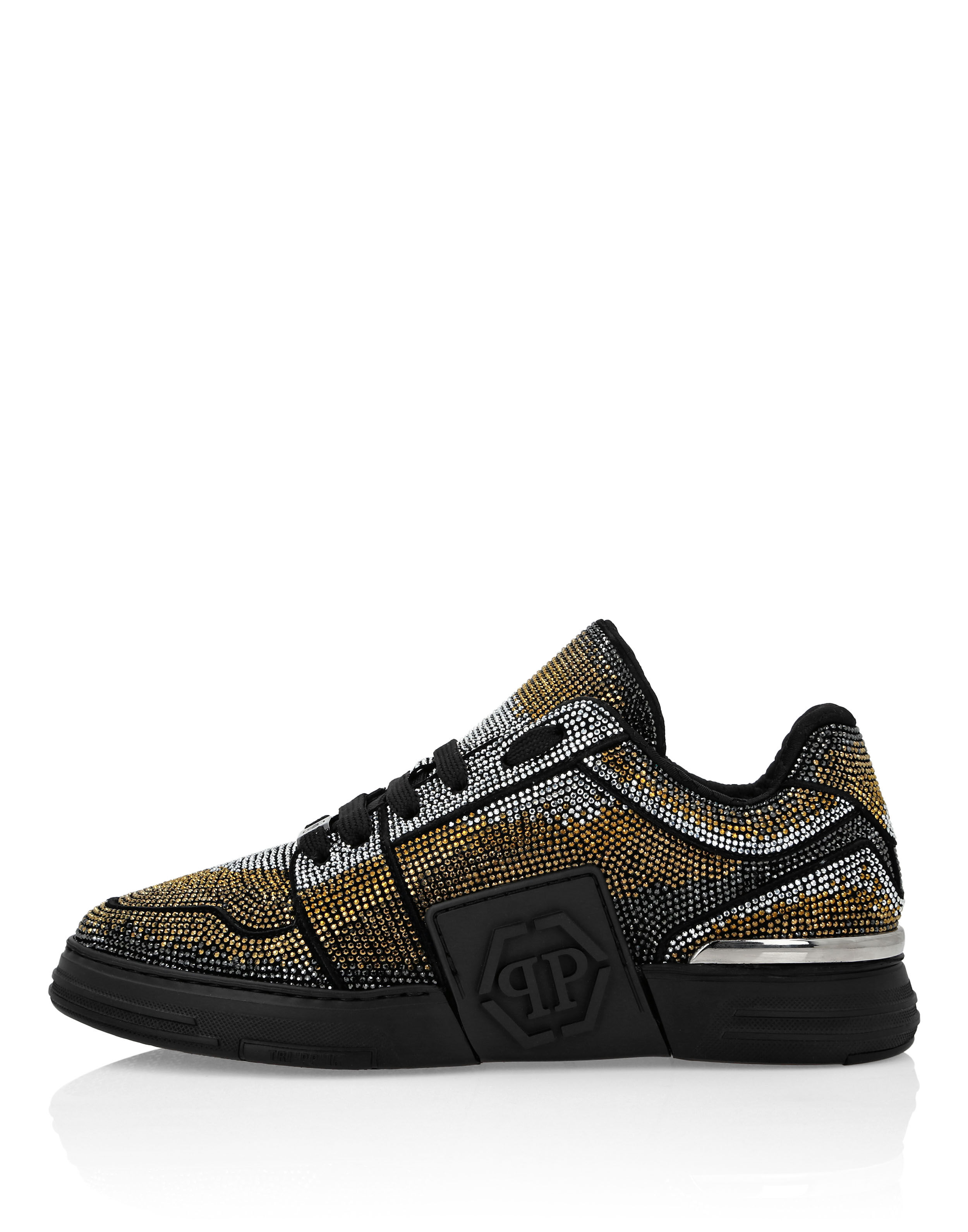 【お気にいる】 Strass Sneakers Lo-Top Suede Hexagon Plein Philipp | 靴