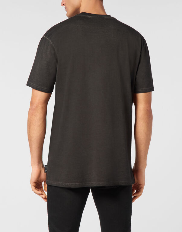 T-shirt Round Neck SS Basic Old Dye