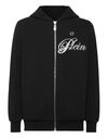 Fleece Hoodie Sweatjacket Degrade' Skull