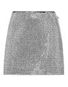 Leather Mini Skirt Crystal