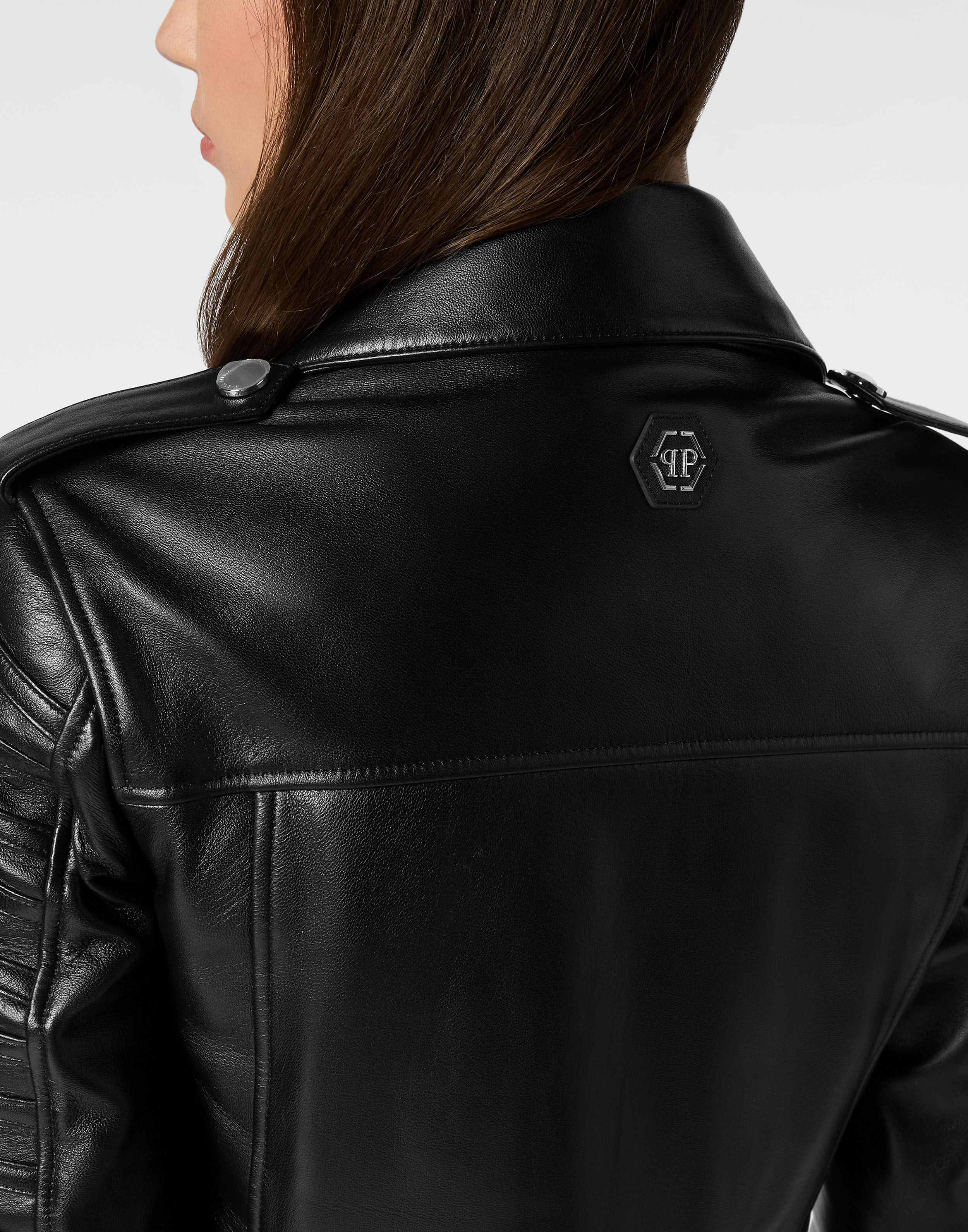 Leather Jacket Crystal Skull | Philipp Plein