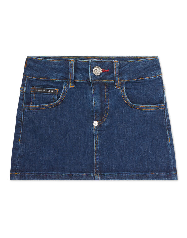Denim Mini Skirt