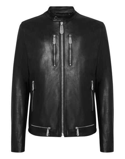 Leather Moto Jacket