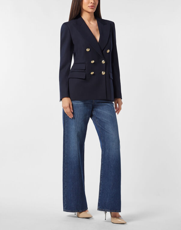 Marine Fit Double-Breasted Blazer Teddy