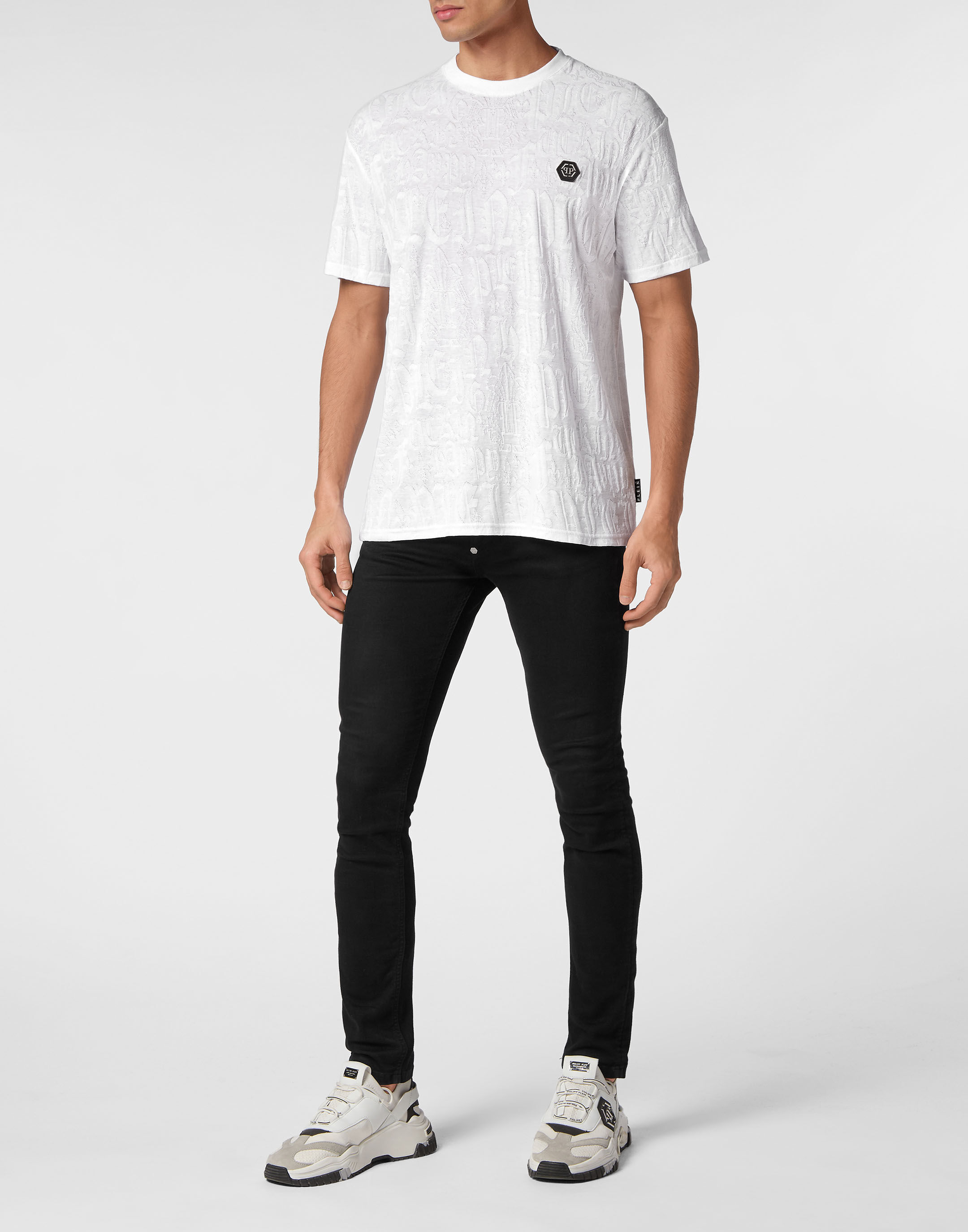 T-shirt Round Neck SS Monogram | Philipp Plein