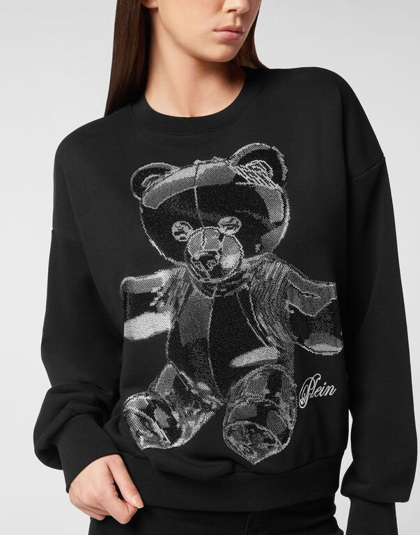 Cotton New Port Beach Fit Sweatshirt Teddy Crystal