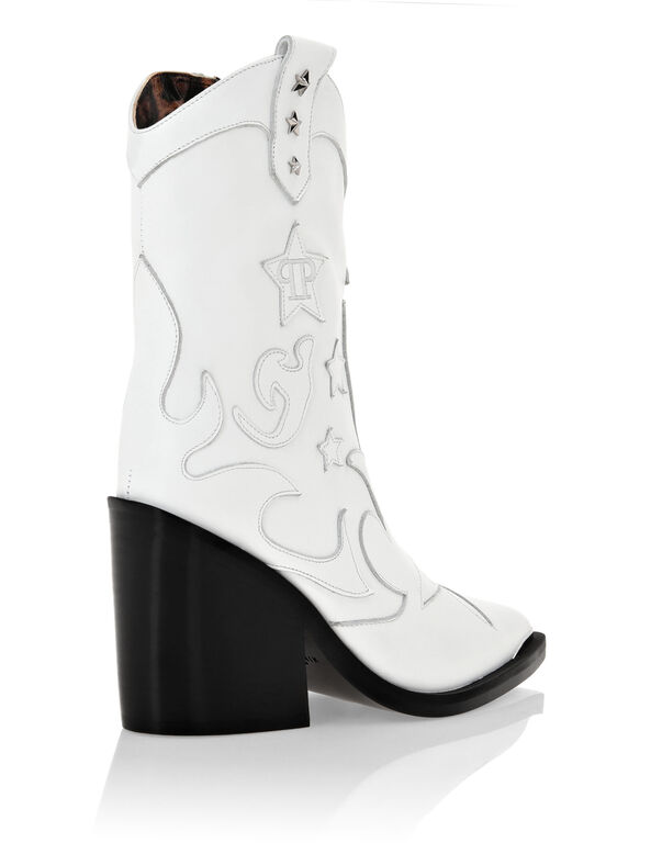 RODEO  INTARSIA  ANKLE BOOTS