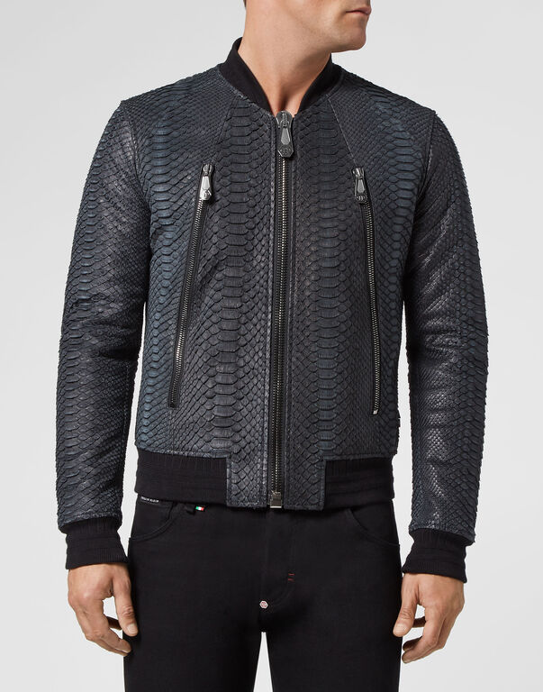 Leather Bomber Luxury