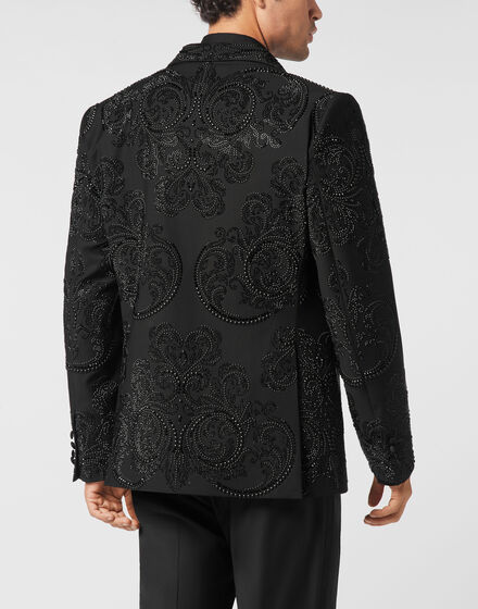 Wool Blazer Lord Fit Studs & Stones Stones