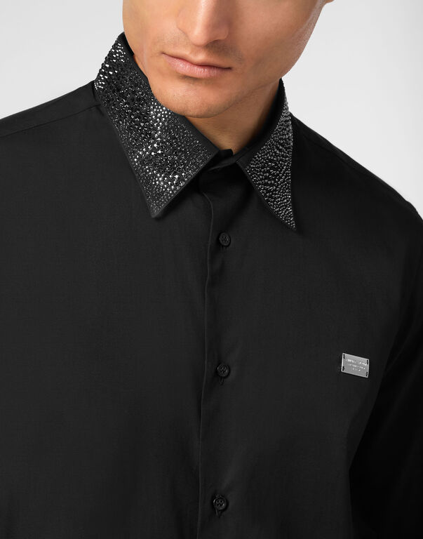 Shirt Sugar Daddy Cut LS Strass