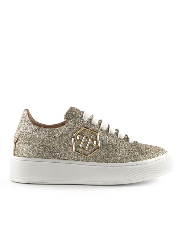 Glitter Lo-Top Sneakers Hexagon