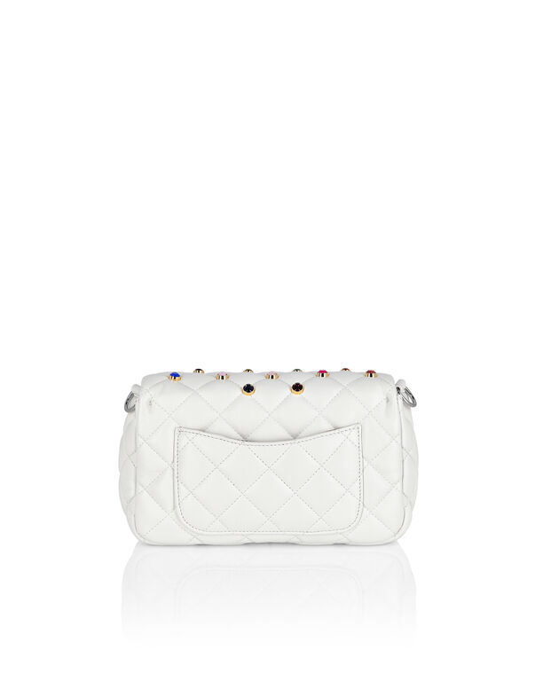 Leather Small Shoulder Bag Hexagon