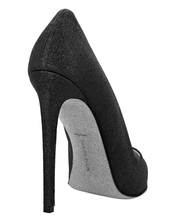 Glitter Decollete Pumps