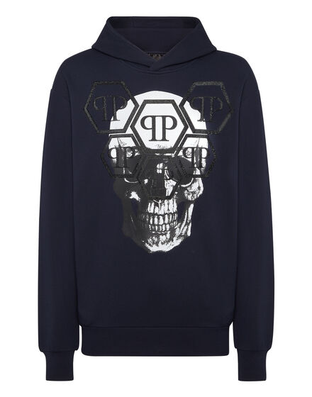 Hoodie Sweatshirt LS Skull