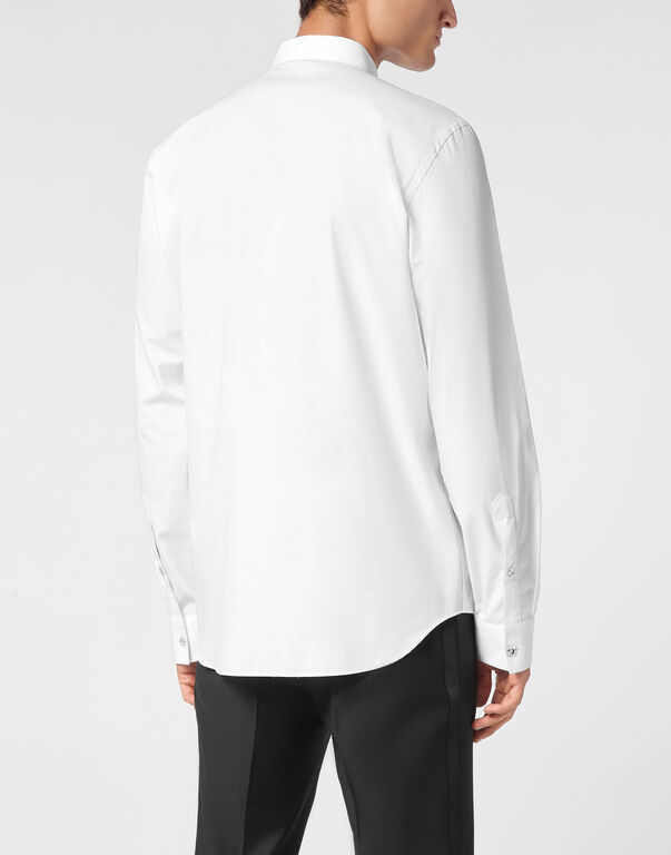 Black Tie Shirt Long-Sleeve