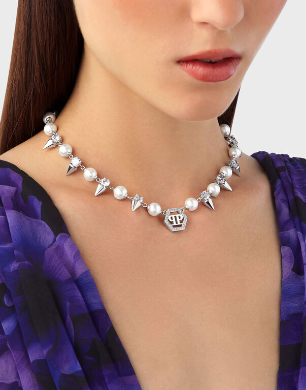 PP SPIKED PEARLS Necklace