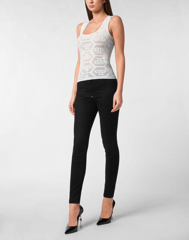 Knit Tank Top Monogram