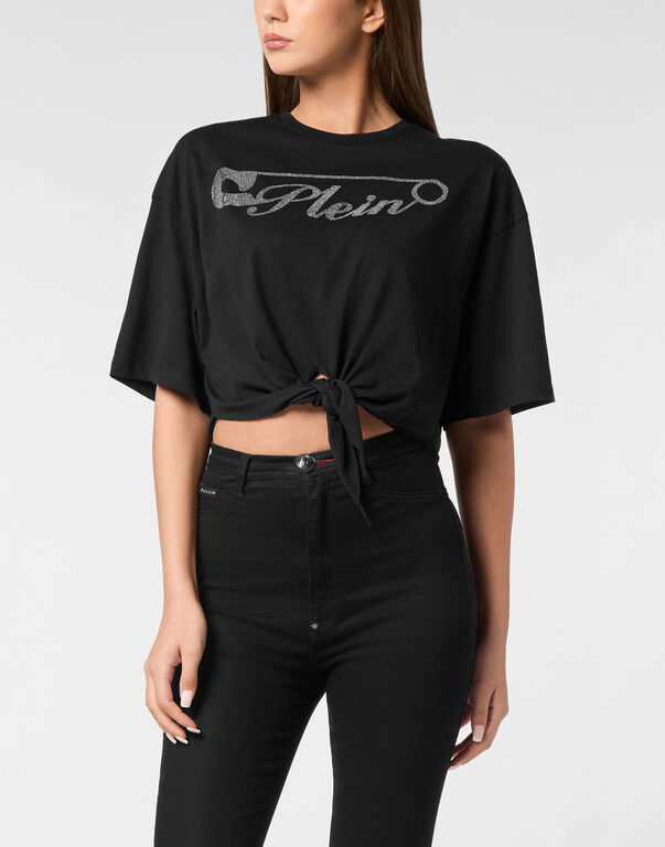 T-shirt Round Neck SS Crop