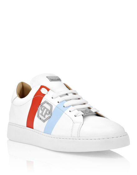 Leather Lo-Top Sneakers Hexagon