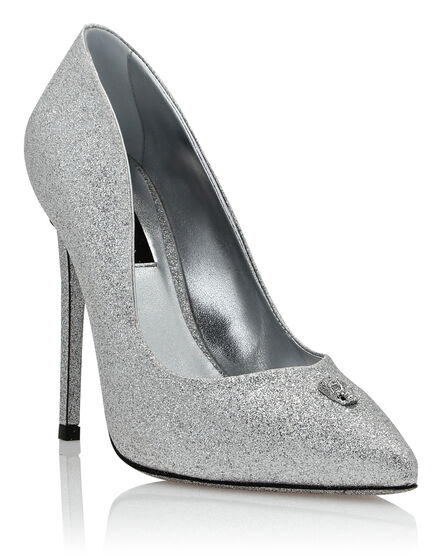 Glitter Decollete Pumps