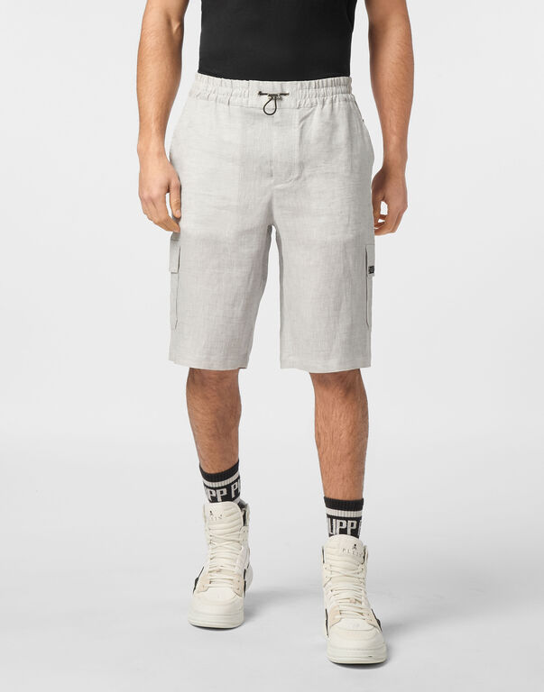 Linen Short Trousers Coolkid Cargo