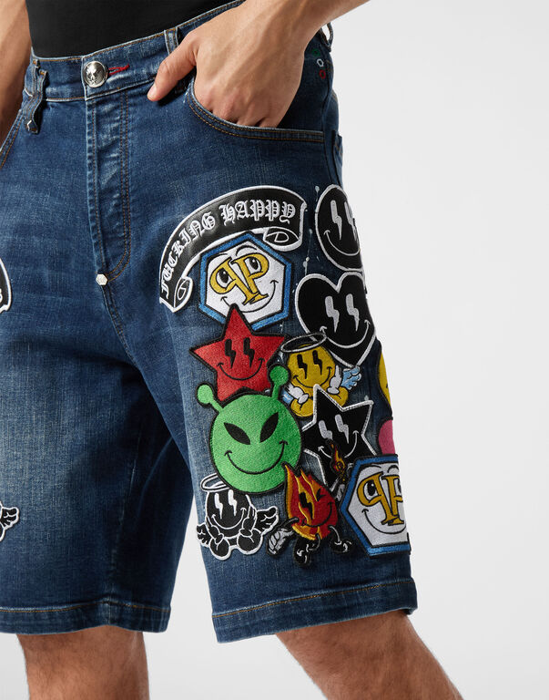 Denim Fermentera Shorts Smile