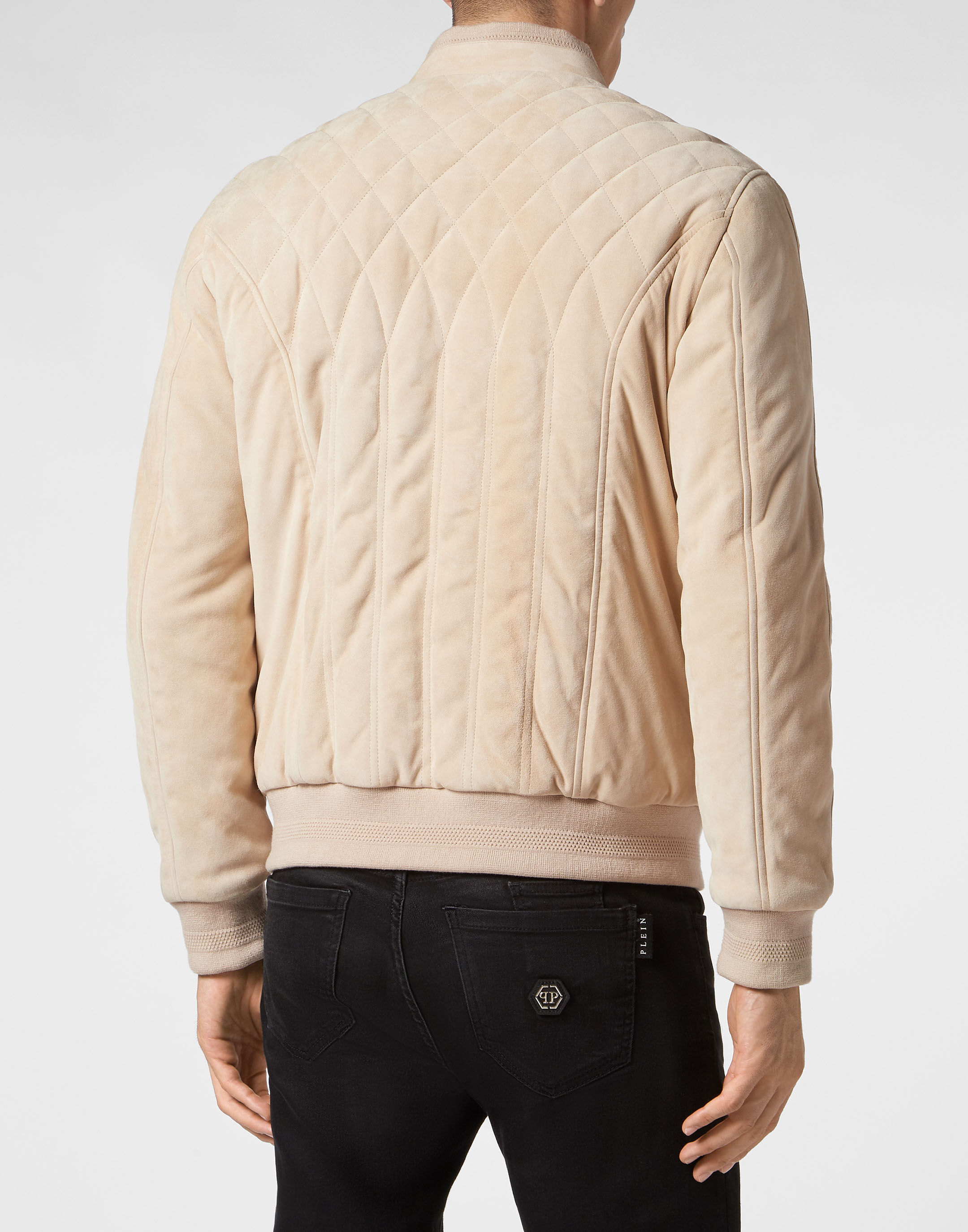Suede Bomber Jacket Philipp Plein