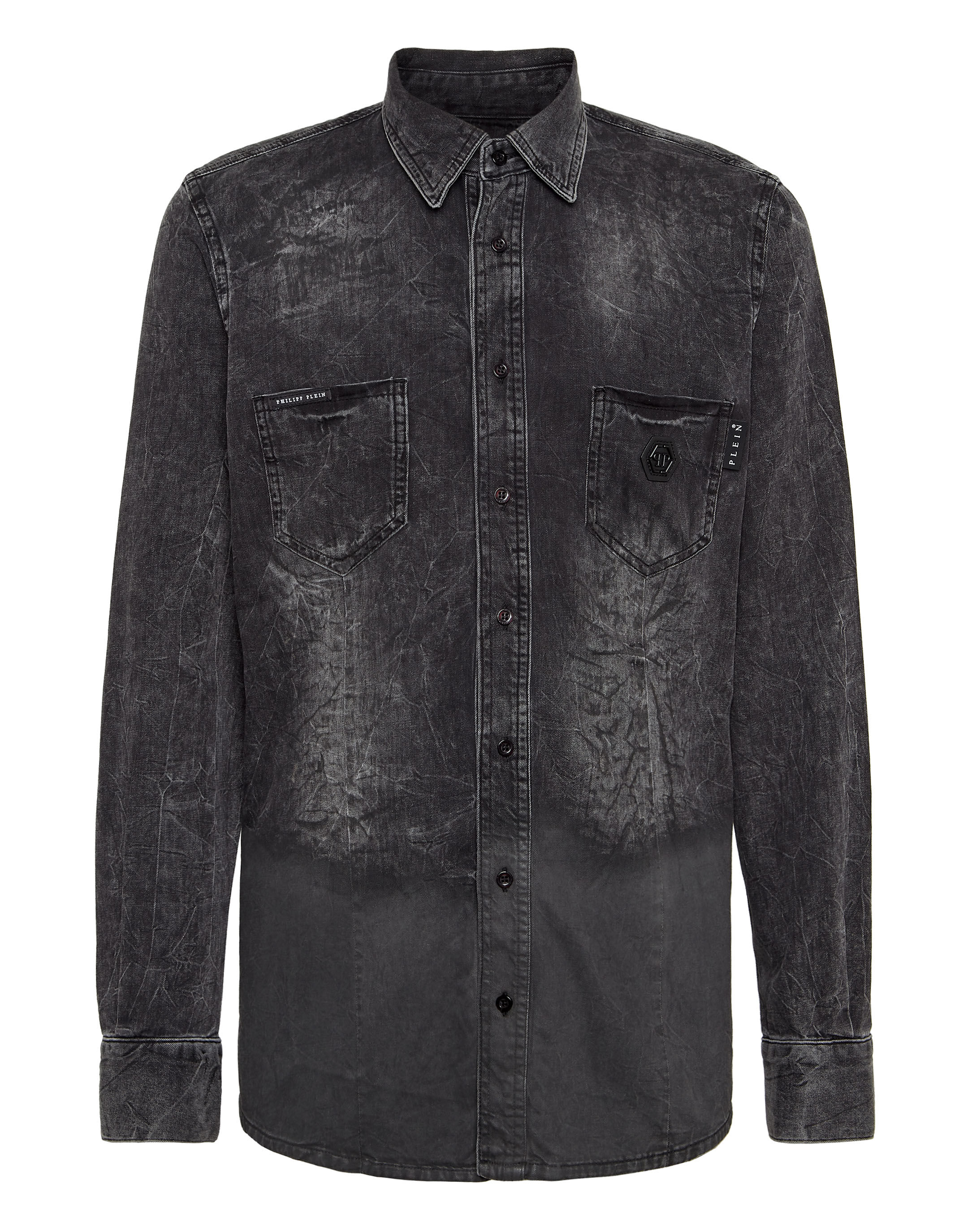 Zara black denim shirt 2025