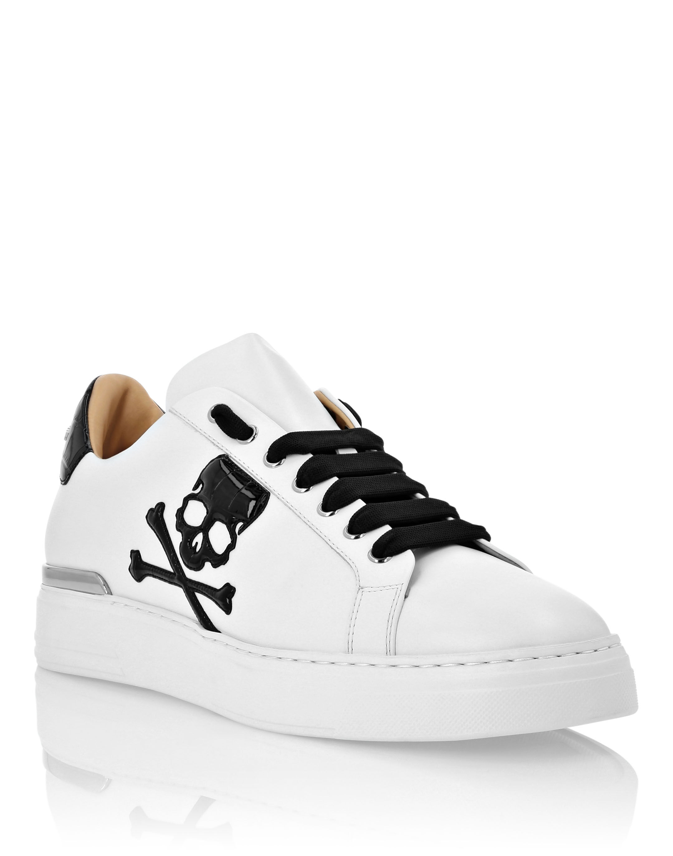 Lo Top Sneakers Skull Bones Philipp Plein