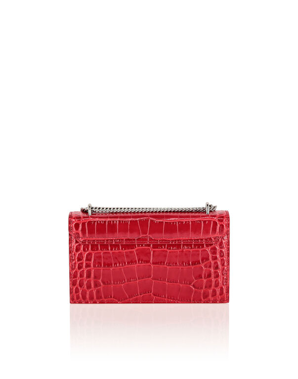 Croco Leather Mini Bag