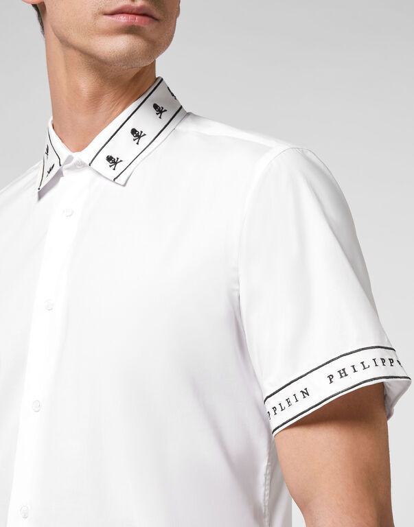 Weekend Cotton Shirt Playboy Cut SS Iconic Plein