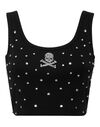 Jersey Rib Cropped Top Stones