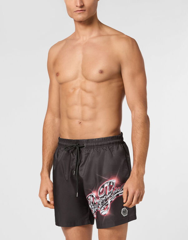 Jogging Printed Shorts Hologram Plein
