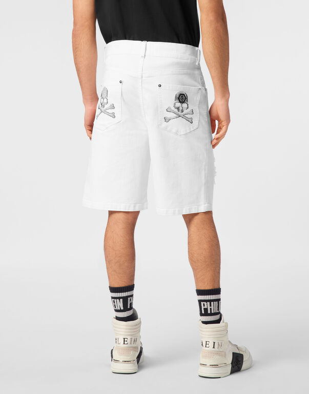 Denim Shorts Formentera Skull