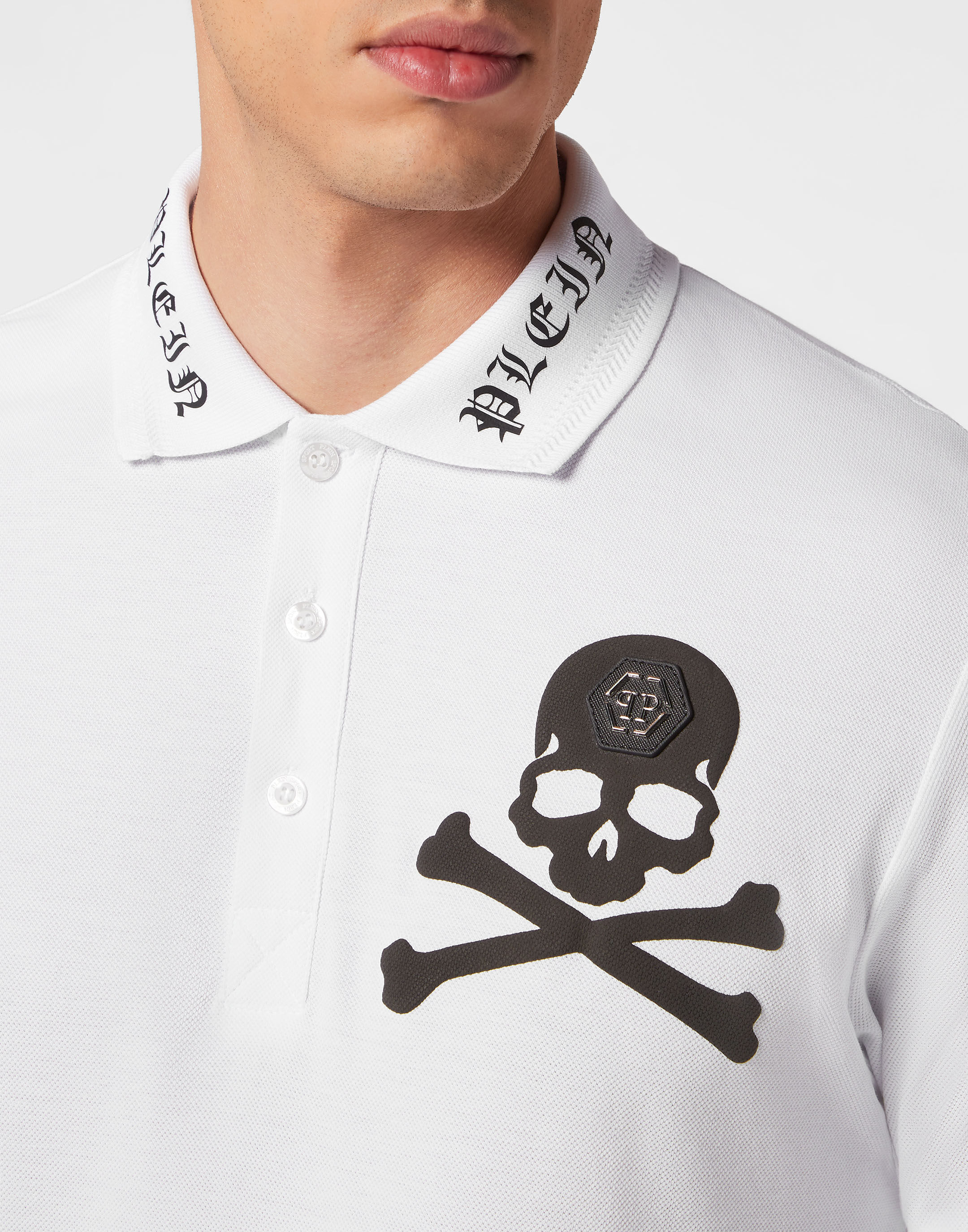 Philipp plein polo shirt skull discount