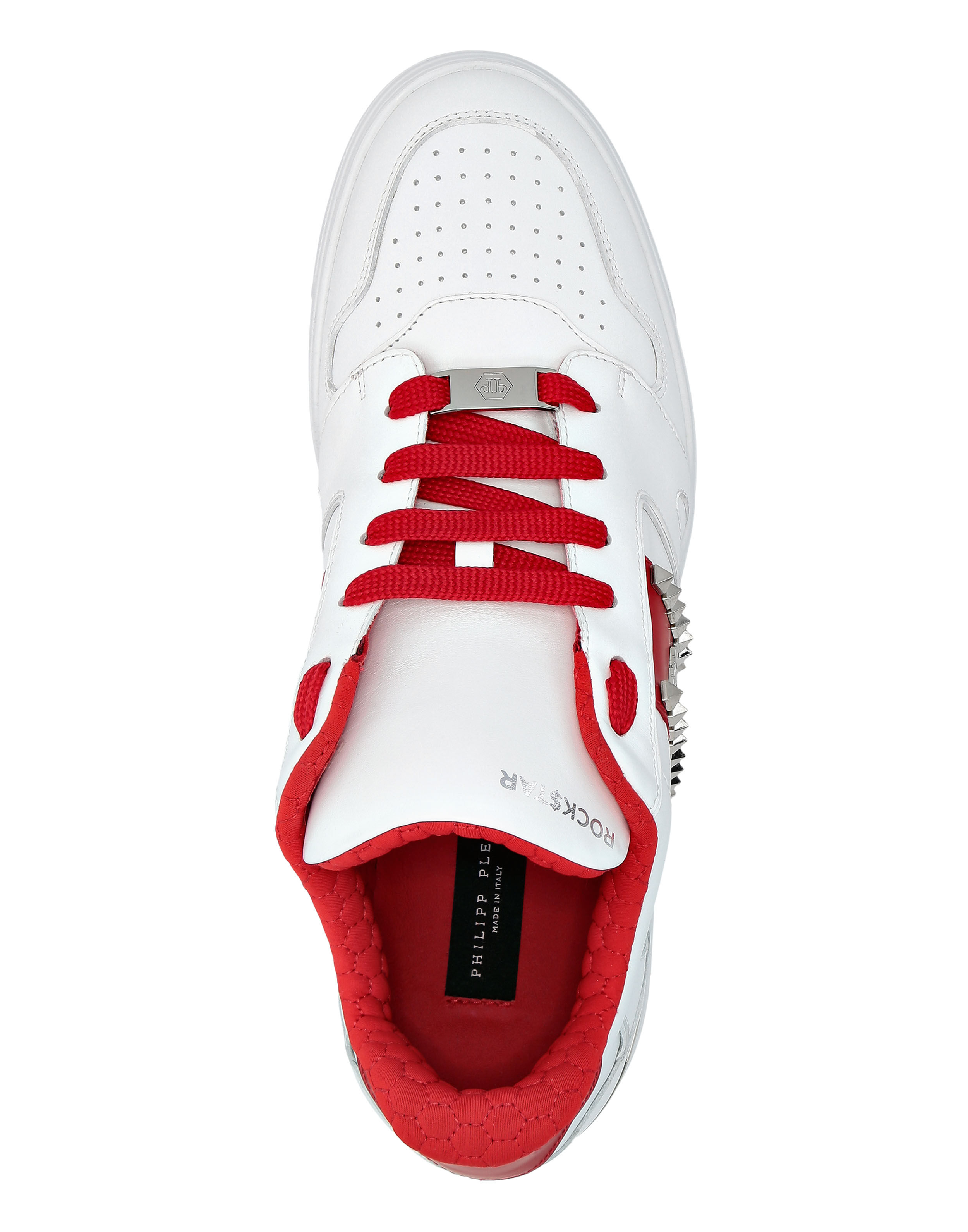 Sneakers white red hotsell