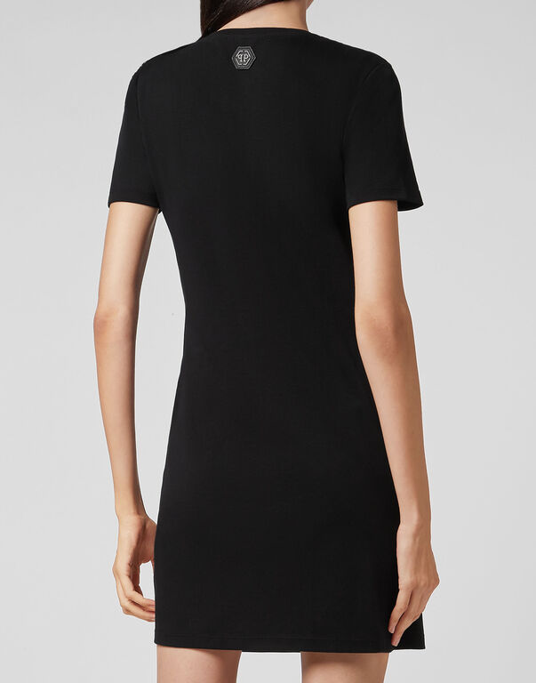Short Dresses Crystal Plein