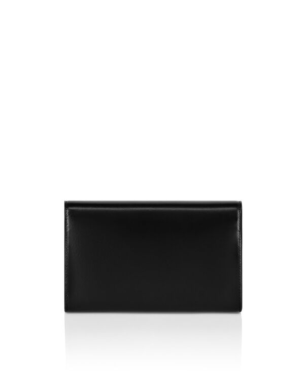 Small Leather Clutch Eagle Belts Skull