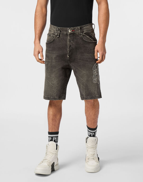 Denim Shorts Formentera Studs
