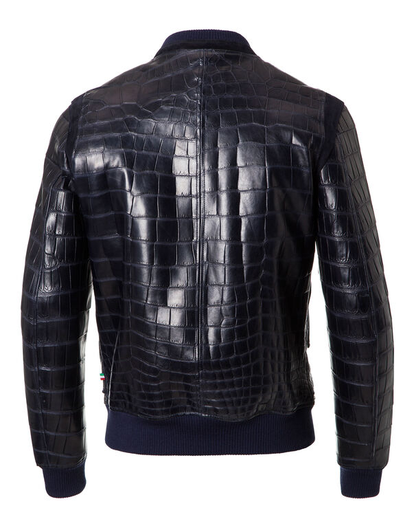 Leather Bomber "James"