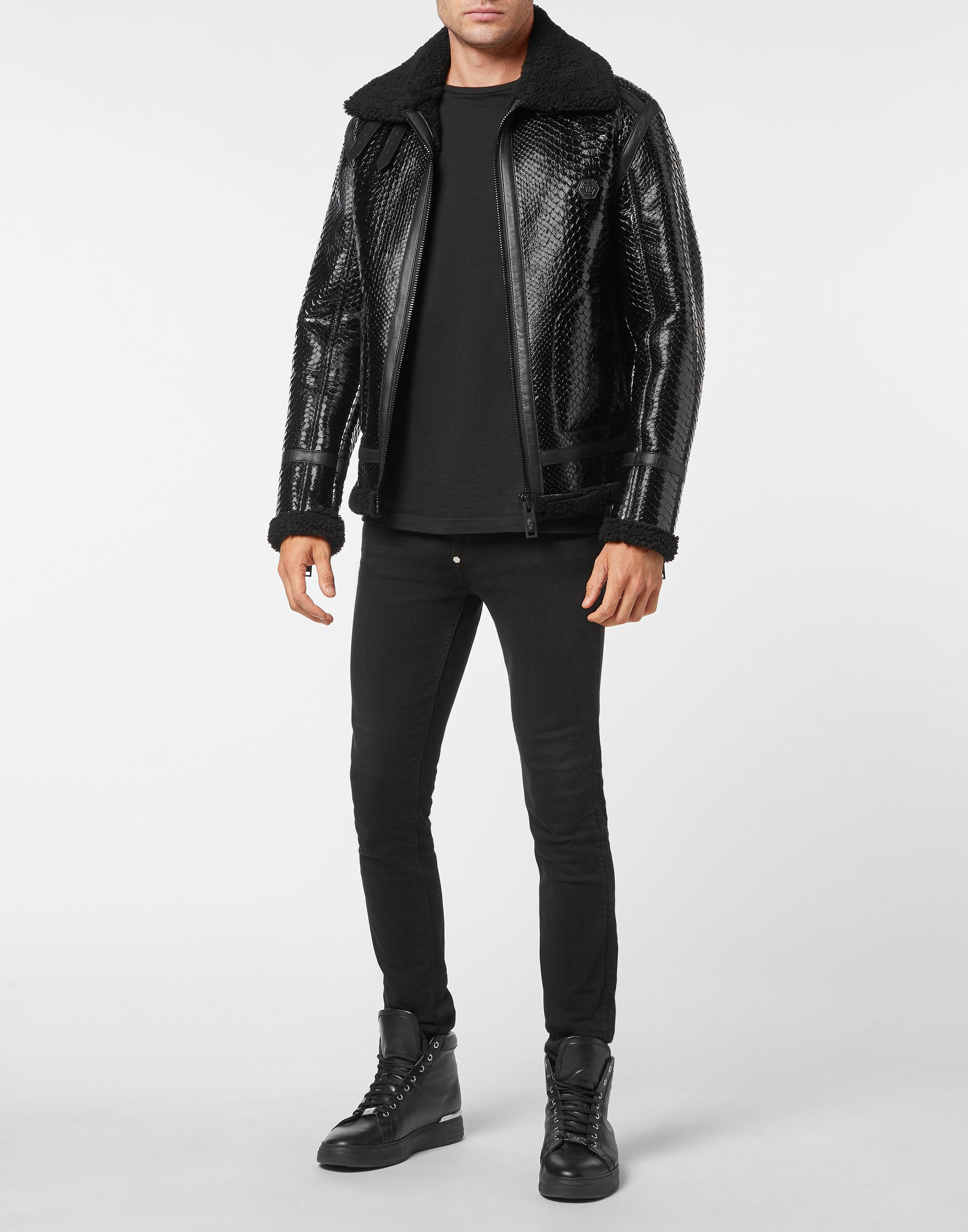 Philipp plein python jacket top