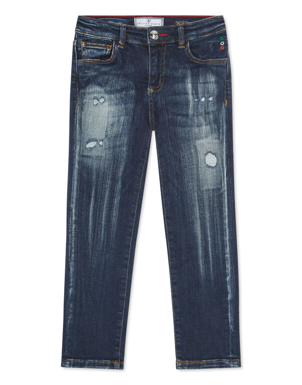 Super Straight Cut Trousers Skull&Bones