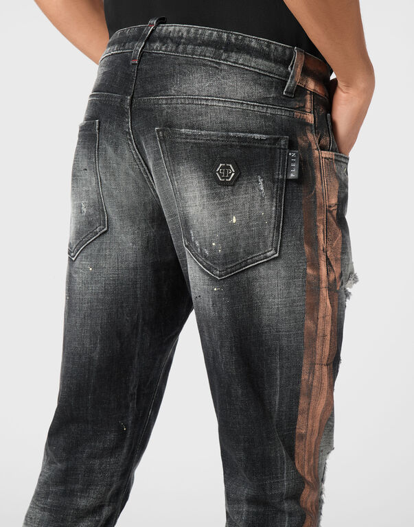 Super Straight Cut Trousers Paisley Bandana