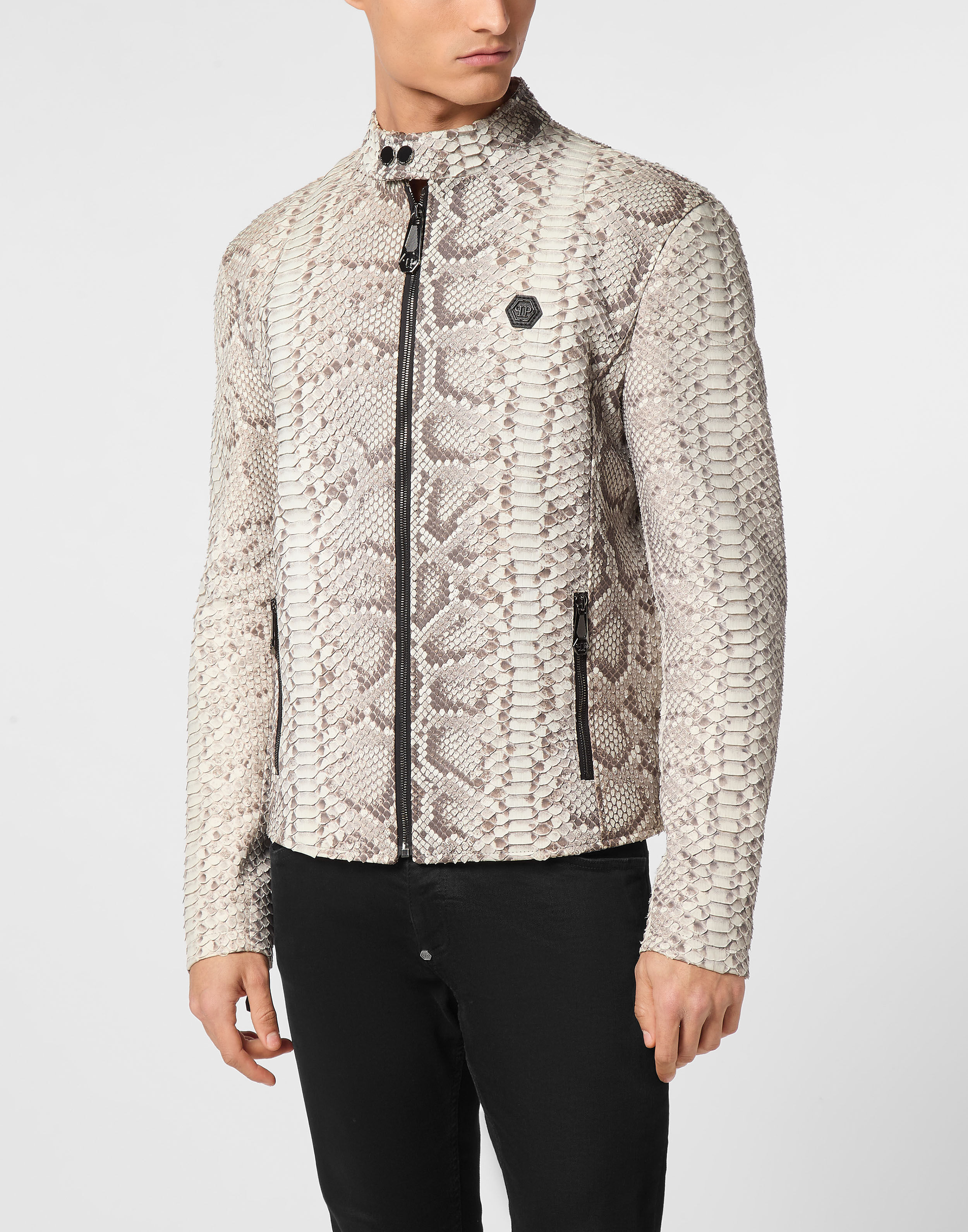Snakeskin jacket for men discount