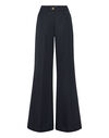 Wool Marine Low Waist Trousers