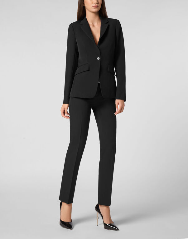 Fitted Cady Blazer LS Crystal Skull